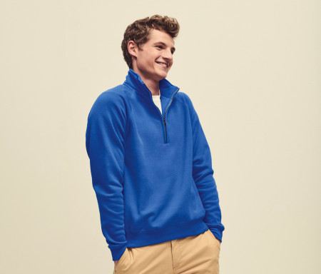 PREMIUM ZIP NECK SWEAT