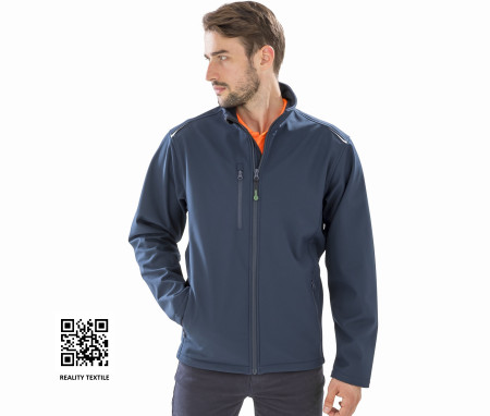 RECYCLED 3-LAYER PRINTABLE SOFTSHELL JACKET