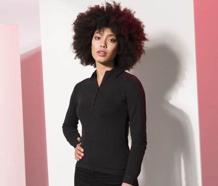 LONG SLEEVES STRETCH POLO